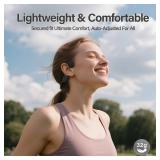 Cevinily 2025 Bone Conduction Headphones,Open Ear Wireless Bluetooth 5.4 Earphones with Mic,Premium Sound Quality 12Hrs Playtime Sports Headphones IPX5 Sweat Resistant for Running, Walkingï¼Cycing