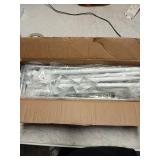 Delamu Over the Door Pantry Organizer, 6-Tier Pantry Organizers and Storage, Metal Cabinet Door Organizer, Hanging Spice Rack Shelves for Home & Kitchen, D5 x W18 x H50 inch, White - Retail: $37