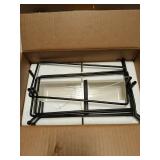 MALACASA 3 Tier Serving Trays for Party, Porcelain Serving Platters and Trays, 12 Inch Tiered Tray Stand, Fruit Tray, Trays for Serving Food, White Dessert Stand with Collapsible Sturdier Metal Rack -