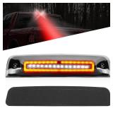 Gubebaili LED Third 3rd Brake Light Fit for Dodge Ram 1500 2009-2017, for Dodge Ram 2500 3500 2010-2017, Center High Mount Stop Light Rear Cargo Lamp (Smoke) - Retail: $28