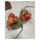 Mkono Peonies Artificial Flowers, Small Silk Flowers for Home Decor Indoor Fake Bouquet Faux Floral Arrangements Dining Table Centerpieces for Kitchen Party Decor - Retail: $10