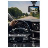 Milerong Dash Cam Front and Rear with Night Vision, Mini 1080P FHD Dash Camera for Cars, G-Sensor, Loop Recording, Parking Monitor, Motion Detection,WDR - Retail: $27