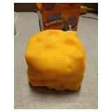 ORB Easy Sqweezy Super Cheesy - Squeeze This Big, Fun, Squishy, Slow Rising, Extra Soft Giant Block of Cheese for Stress Relief - Original Sensory / Fidget Novelty Toy and Gift for Kids and Adults - R