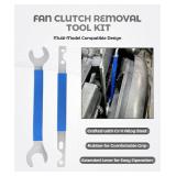 UNLRAE 2PCS Fan Clutch Removal Tool,Car Accessories,32mm 36mm Fan Clutch Wrench Set,Water Pump Pulley Holder Removal Tool,Compatible with E30 E36 E39 E46 E54 E1997 328i 330i 533 530i 540i - Retail: $1