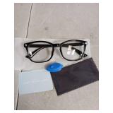 Gaoye Black Blue Light Glasses for Computer & Gaming - Anti UV Ray Lenses, Scratch-Resistant & Comfort Fit - Retail: $6