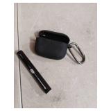 Ljusmicker for AirPods Pro 3 Case 2025 with Cleaner Kit,Soft Silicone Protective Cover for Apple AirPods Pro 3rd Generation Cases for Women Men,AirPod Pro 3 Case Accessories with Keychain-Black - Reta