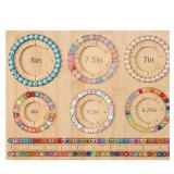 Petoysoso Bead Board for Jewelry Making, Bamboo Beading Board for Jewelry Bracelet Making, DIY Bracelet Bead Board - Retail: $9