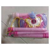 KonHaovF Kids Karaoke Machine with Lights,Microphone with Adjustable Stand Singing Karaoke Machine for Girls Boys (Pink) - Retail: $26