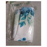 Horaldaily Spring Tablecloth 60x84 Inch Rectangular, Eucalyptus Floral Blue Table Cover for Party Picnic Dinner Decor - Retail: $16