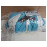 SUNFURA Full Body Dog Coat - Warm Fleece Jacket for Large Dogs, Turtleneck Winter Coats with Harness, Reflective Windproof Dog Snowsuit with Legs for Labrador,Golden Retriever, Turquoise 2XL - Retail: