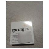 Spring Definition Wall Art Block - Retail: $18