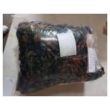 StangH Black Velvet Curtains 84 inches Long - Printed Floral Design Home Decoration Back Tab Vintage Thermal Insulated Room Darkening Drapes for Bedroom Living Room, Black, 52 x 84-inch, 2 Panels - Re