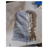 Deeprove Sheer Boho Curtains 63 inches Length for Cafe Closet Kitchen, Vintage Bohemian Embroidery Farmhouse Light Filter Privacy Country Tassel Window Treatments, W52 x L63,Dark Coal Grey 1 Panel - R