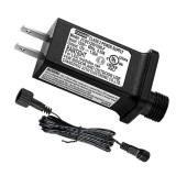 12V 1A LED Controller with Extension Cord, Replacement Model JT-DC120V1000-F Class 2 Power Supply Ip44 Low Voltage Transformer for Christmas String Light Inflatable Decorations - Retail: $14