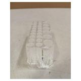 Clear Acrylic Makeup Eyeliner Lip Liner Holder Organizer 26 Spaces ( Couple Small Chips)