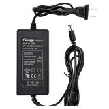 Facmogu DC 12V 3A Power Adapter, 100-240V AC to DC 12V 3A 36W Power Suppy with Barrel Connector 5.5x2.5mm & 5.5x2.1mm, 12 Volt 3 Amp Desktop Adpater 12V Switching Transformer AC/DC Power Converter - R