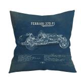 Giosve 18x18 in Car Decorative Pillowcase Throw Pillow Cover Gifts for Room Couch Sofa Decor, Car Love Gifts, Automobile Club Decorative Decor Pillow Case Gifts - Retail: $10