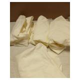 H.VERSAILTEX 100% Waterproof Bar Stool Cover Stretch Counter Stool Pub Chair Slipcover for Dining Room Removable Soft Thick Solid Fleece Fabric Bar Stool Slipcovers Set of 4, Ivory - Retail: $33