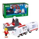 BRIO Remote Control Travel Train - Kids Toy with Light and Sound Features | Battery Operated | Compatible with Wooden Railway Tracks | Perfect for Toddlers Age 3+ - Retail: $59
