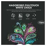Hagoromo Fulltouch Color Chalk 1 Box [12 Pcs/White] - Retail: $18