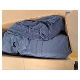 Intex 18" Pillow Top Air Mattress with Electric Pump and Headboard - Queen Size - Retail: $100