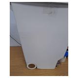 simplehuman 40L Slim Plastic Step Trash Can Cream - Retail: $61