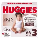Huggies Skin Essentials Luxury Diapers - Size 3 - 66ct