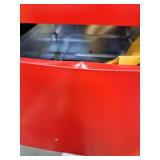 Space Solutions 18in. Deep 3 Drawer Mobile Letter Width Vertical File Cabinet  Red - Retail: $186