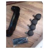 1500-Watt Black Indoor Electric Oil-Filled Radiator Convection Radiant Space Heater with Remote Control for Living Space - Retail: $100