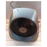 Vornado VH240+ 1500-Watt Black Indoor Electric Fan Space Heater Charcoal gray - Retail: $60