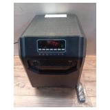 Electric 6 Element Infrared Space Heater Black Plastic - Retail: $119