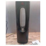 Bladeless 1500-Watt 28 in. Electric Oscillating Tower Ceramic Space Heater with Remote Control - Retail: $109