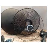 20 in. 4 Speed Oscillating Pedestal Fan for Home in Black with 90° Oscillation, Adjustable Height, Timer and Remote - Retail: $80