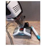 CarpetXpert Upright Deep Carpet Cleaner Corded with StainStriker and Shampooer for Pets in Gray (Missing Accessories) - Retail: $250