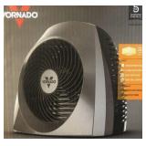 Vornado VH240+ 1500-Watt Black Indoor Electric Fan Space Heater Charcoal gray - Retail: $60