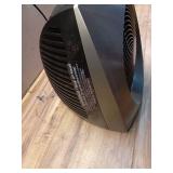 Vornado VH240+ 1500-Watt Black Indoor Electric Fan Space Heater Charcoal gray - Retail: $60