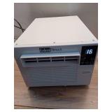 2,500 BTU Portable Air Conditioner Cools 45 sq.ft. with Dehumidifier and Remote for Camping, Fishing and RV in White 110V  - Retail: $272