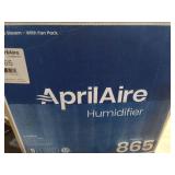 Aprilaire 865 - Whole House Residential Steam Humidifier with Fan Pack - Retail: $1,460