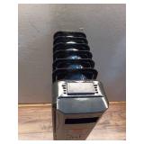 1500-Watt Black Indoor Electric Oil-Filled Radiator Convection Radiant Space Heater with Remote Control for Living Space - Retail: $100