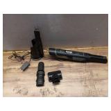 USB Lithium HP Compact Hand Vacuum Cleaner Kit with (2) USB Lithium 2.0 Ah Batteries and Charger - Retail: $100