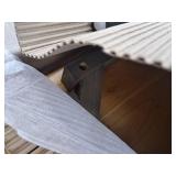 ECR4Kids Hideaway Table and Chair Set, Kids Furniture, Honey/Grey Wash, 3-Piece - Retail: $185