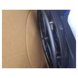 Drive Medical Blue Streak Lightweight Wheelchair - Portable Folding Mobility Aid - Swing-Away Footrests - Desk Arms - Durable Steel Frame - Easy Transport & Storage - 18-Inch Seat