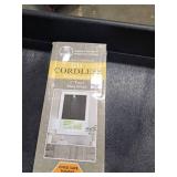 Cordless Light Filtering Mini Blind - 32 Inch Width, 72 Inch Length, 1" Slat Size - Black - Cordless GII Morningstar Horizontal Windows Blinds for Interior by Achim Home Decor