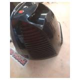 VH240 1500-Watt Gray Indoor Electric Fan Space Heater with Adjustable Thermostat , 3-Heat Settings, Safety Features - Retail: $80