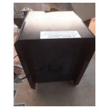 (PARTS ONLY) -Electric 6 Element Infrared Space Heater Black Plastic - Retail: $119