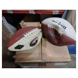 Set of 2 NFL Footballs