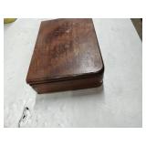 Wooden Felt Lined Jewelry Box