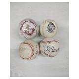 Set of Baseballs (3/4 Signed)