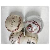 Set of Baseballs (3/4 Signed)