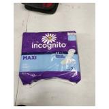 Incognito 2368469 Multi-Channel Regular Maxi Pads - Case Pack of 12